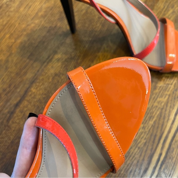 🧡Calvin Klein Narella Orange Patent Stilettos - Picture 7 of 12